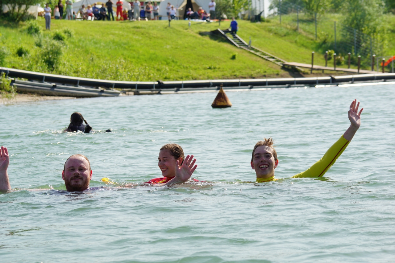 Spass beim Seeschwimmen 2018